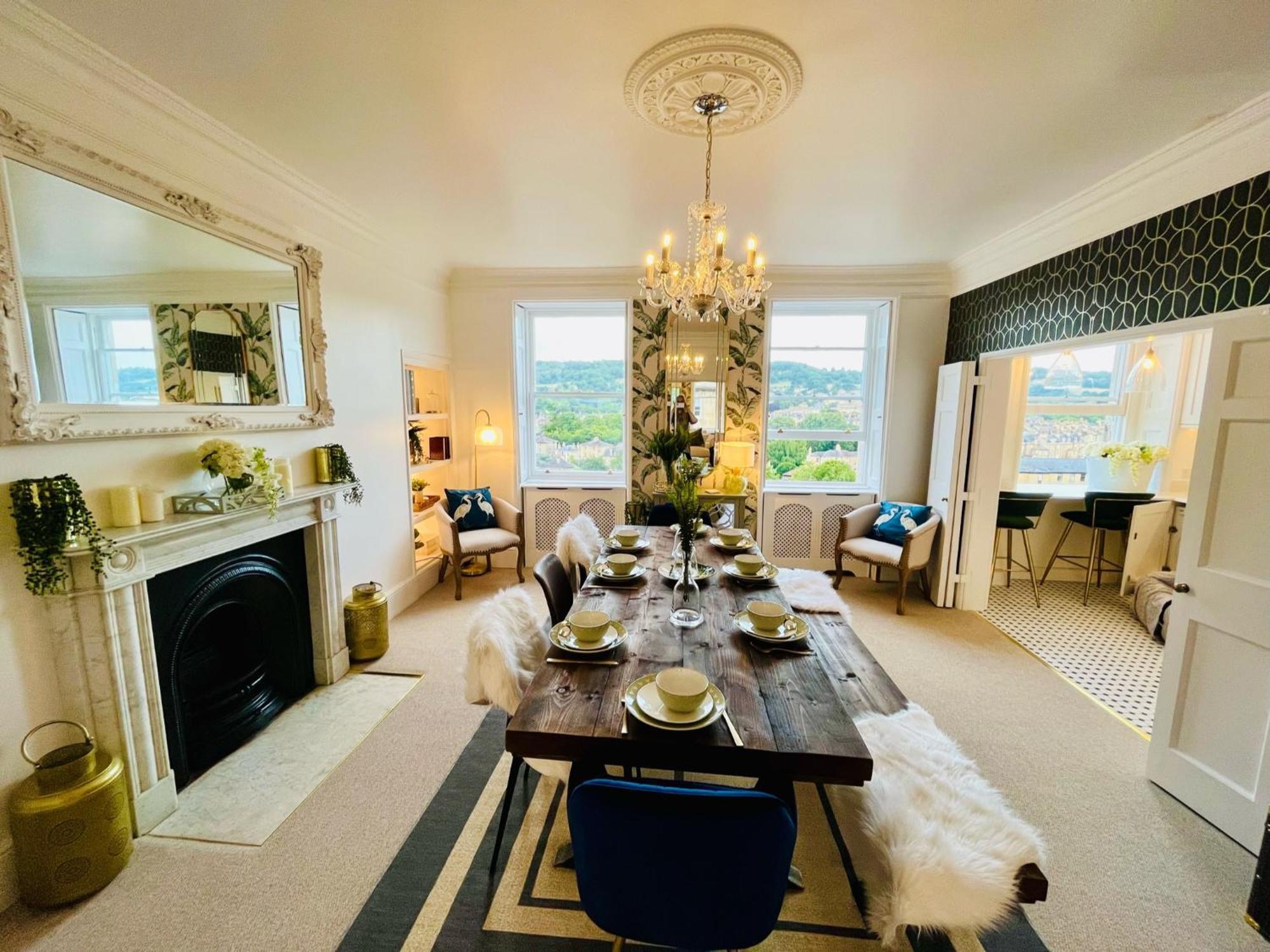 The Paragon Penthouse - Stunning Views Over Bath! Esterno foto